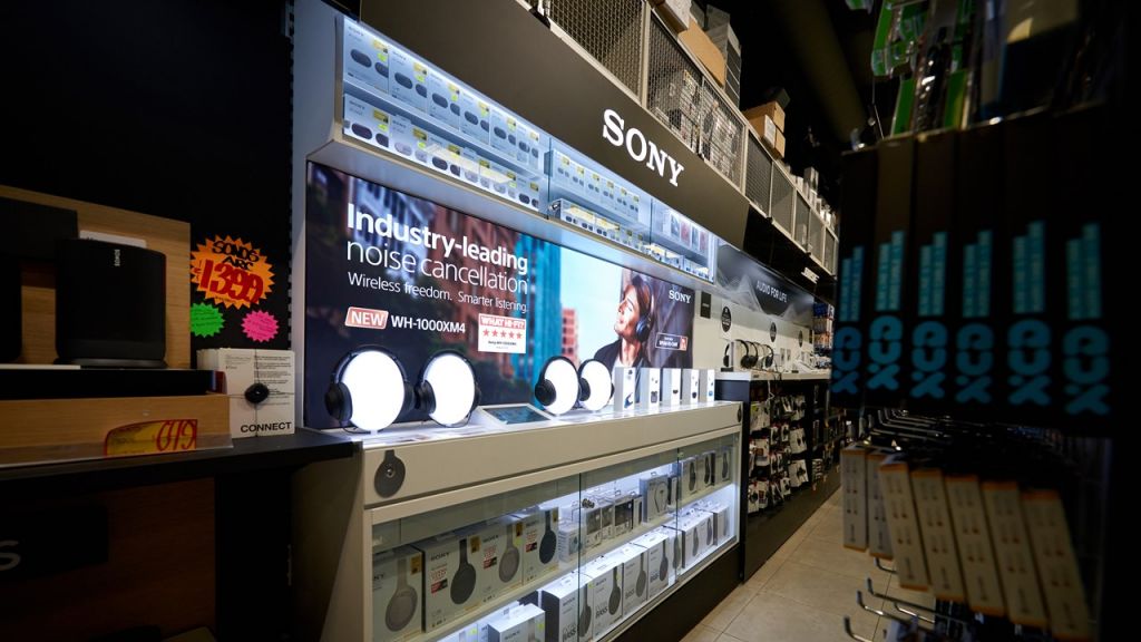 Sony Boutique Headphones Display Id8 Studio